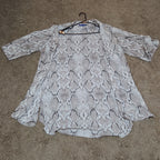 Apt 9 Snakeskin Kimono Cardigan Animal Print Top L/XL Gently Worn RN 73277