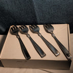 Set of 4 Hampton Silversmiths PORTFOLIO Glossy Salad Forks | 18/0 Stainless 208