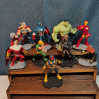 Disney Infinity 2.0 Marvel Avengers 9 Figure Lot Iron Man Hulk Loose