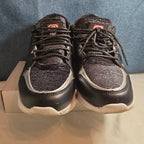 Ecko Red Black Glitter Sneakers 8.5 Georgina Shimmer Low Top Athletic Shoes
