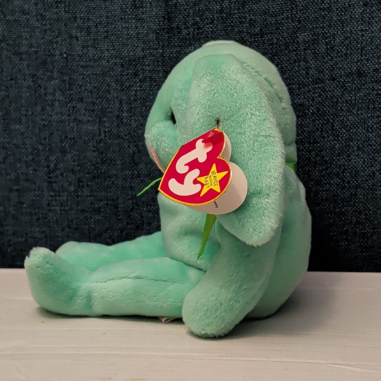 Ty Beanie Baby HIPPITY the Bunny | Retired 1997/1998 | 5th Gen Tag Mint Green