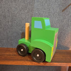 Melissa & Doug Wooden Car Carrier Truck Cab Green Replacement