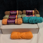 Vintage Columbia Minerva Persian Wool Yarn 7 Skeins 100% Virgin Wool Needlepoint