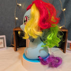 Hasbro My Little Pony Rainbow Dash 9" Glitter Wings Sitting 2018