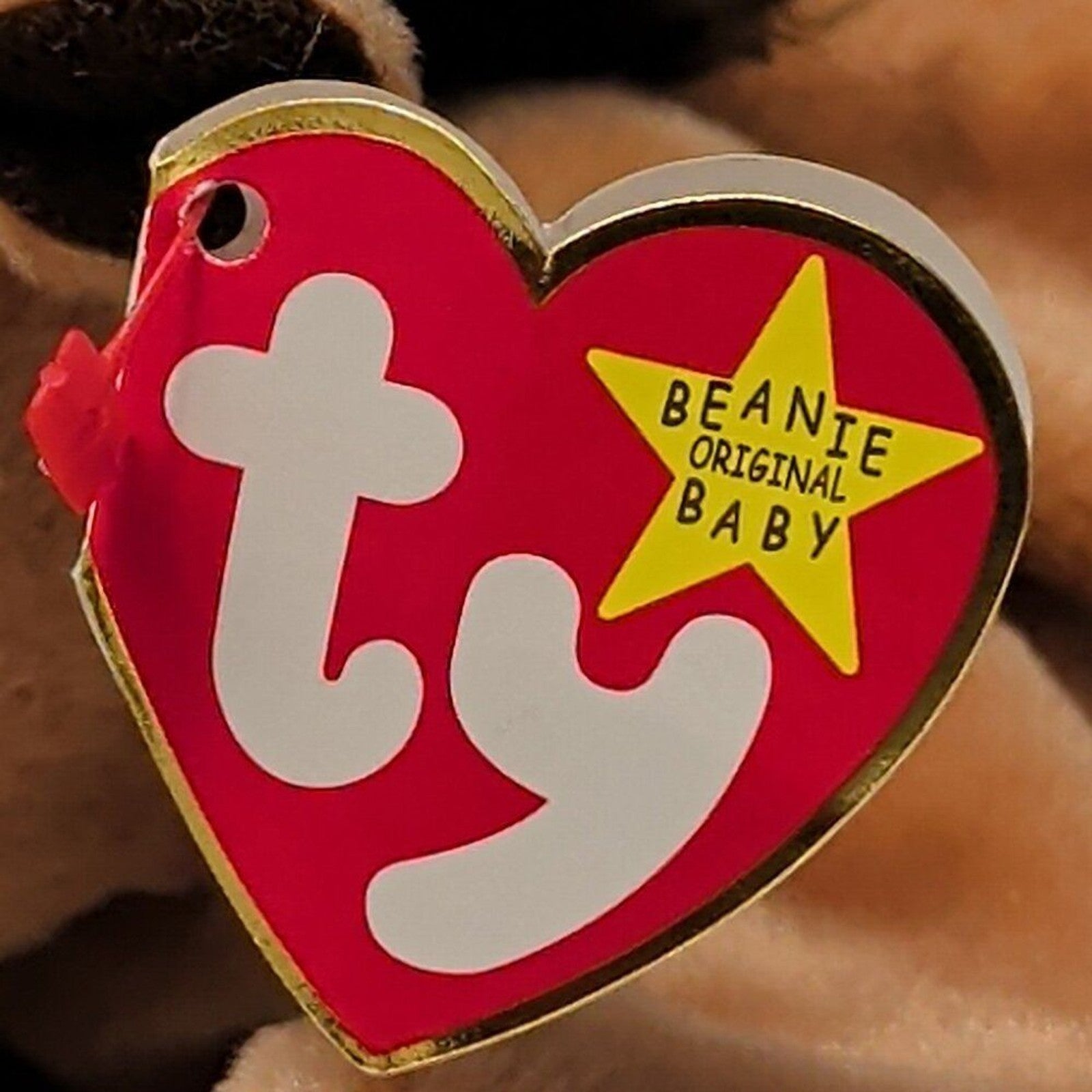 TY Beanie Baby DERBY Horse 1995 | White Star Forehead | MWMT Mint Tags | Rare