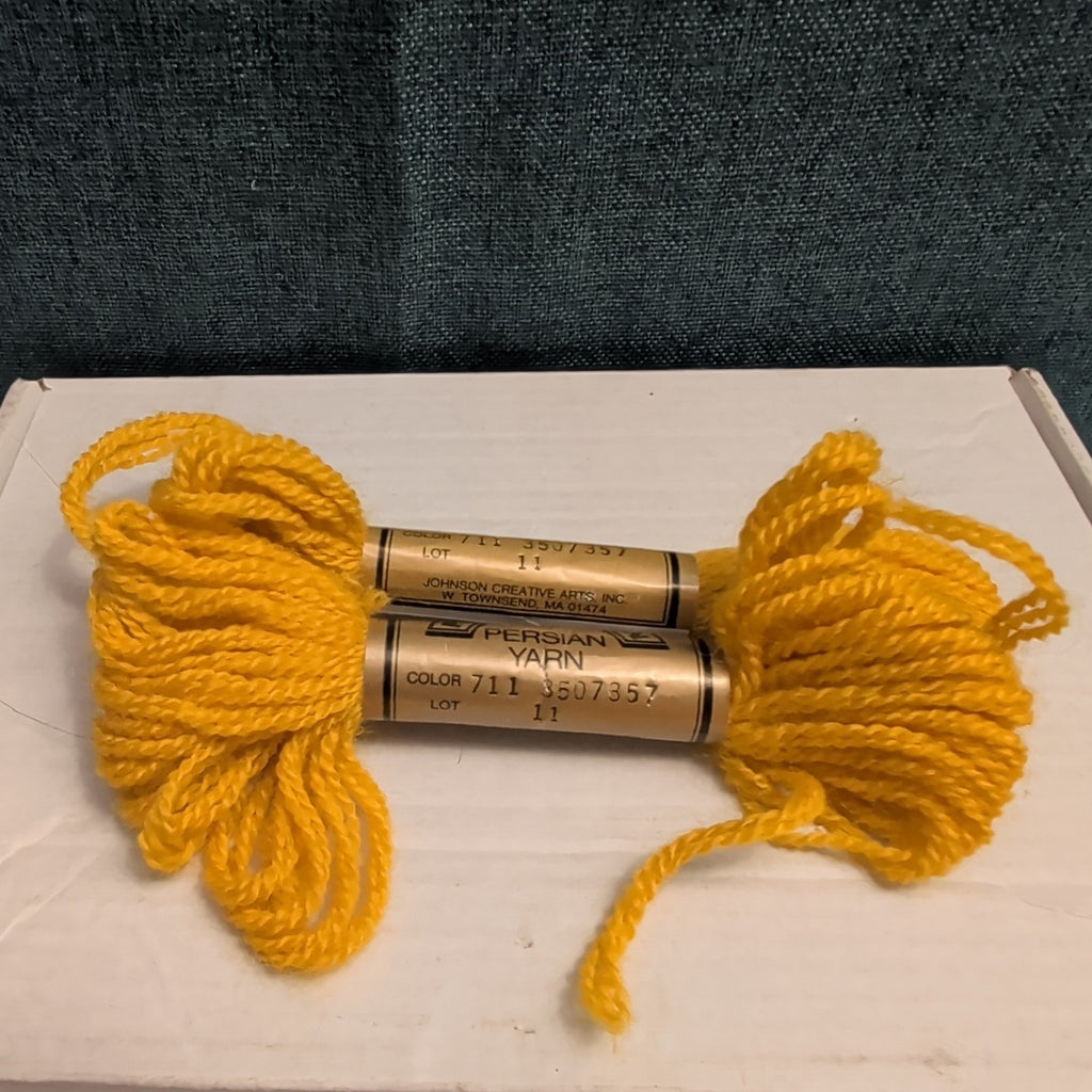 Paternayan Persian Needlepoint Wool Yarn Lot 7 Hanks 100% Virgin 3 Ply VINTAGE