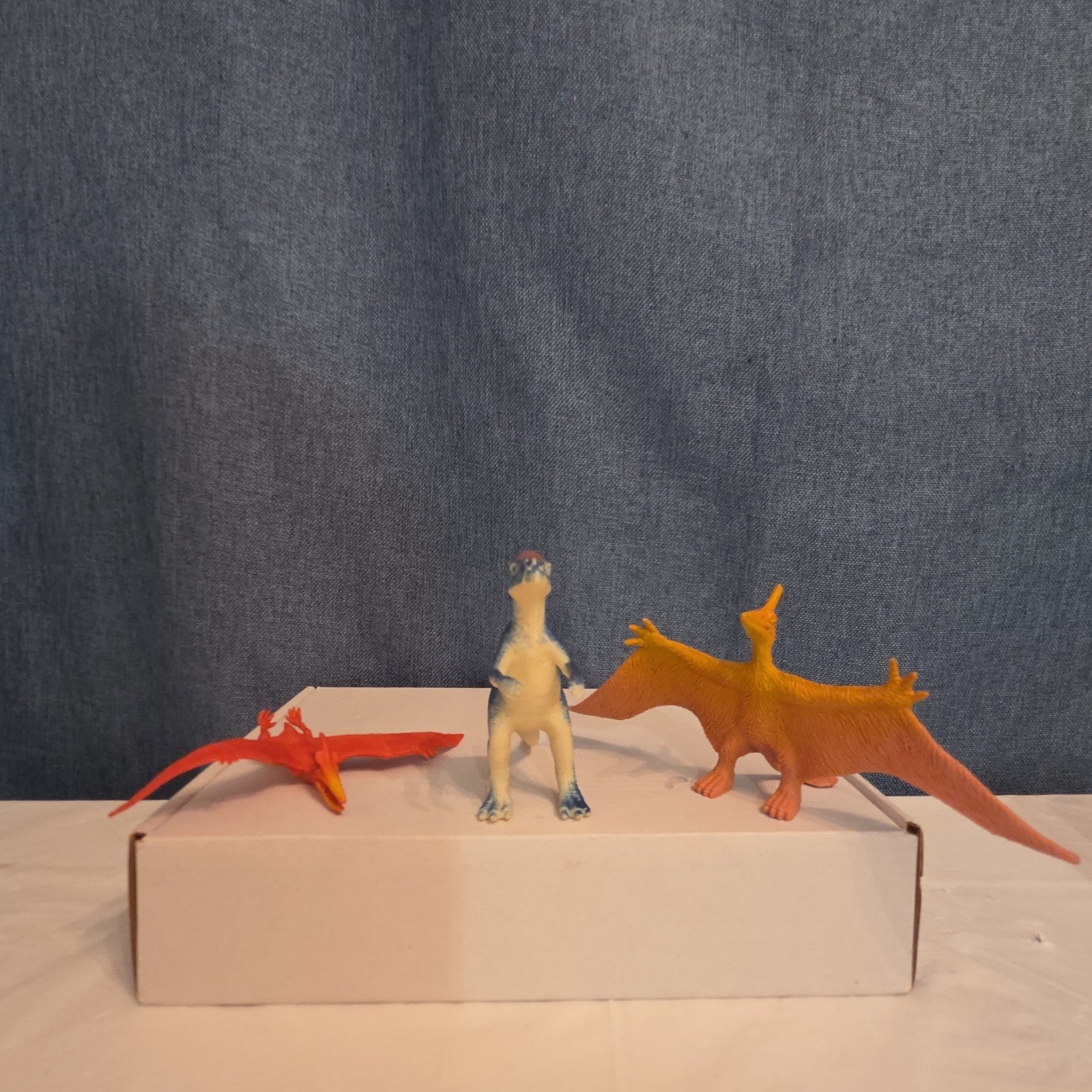 Dinosaur Toy Figures Lot of 13 T-Rex Triceratops Stegosaurus Plastic Play Set