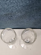 Set of 6 Classic Champagne Flutes | 6oz Trumpet Shape | Elegant Clear Glass Stem
