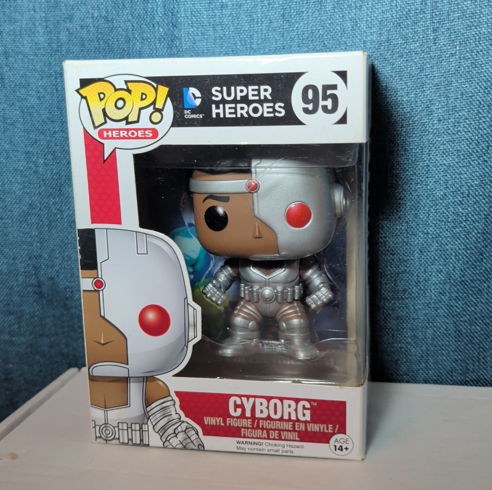Funko Pop Heroes Cyborg 95 Vinyl Figure DC Comics NIB with Protector