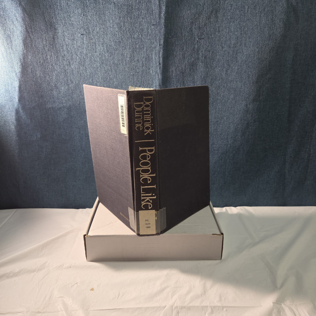 People Like Us Dominick Dunne 1988 Hardcover Vintage Ex-Library Reading Book
