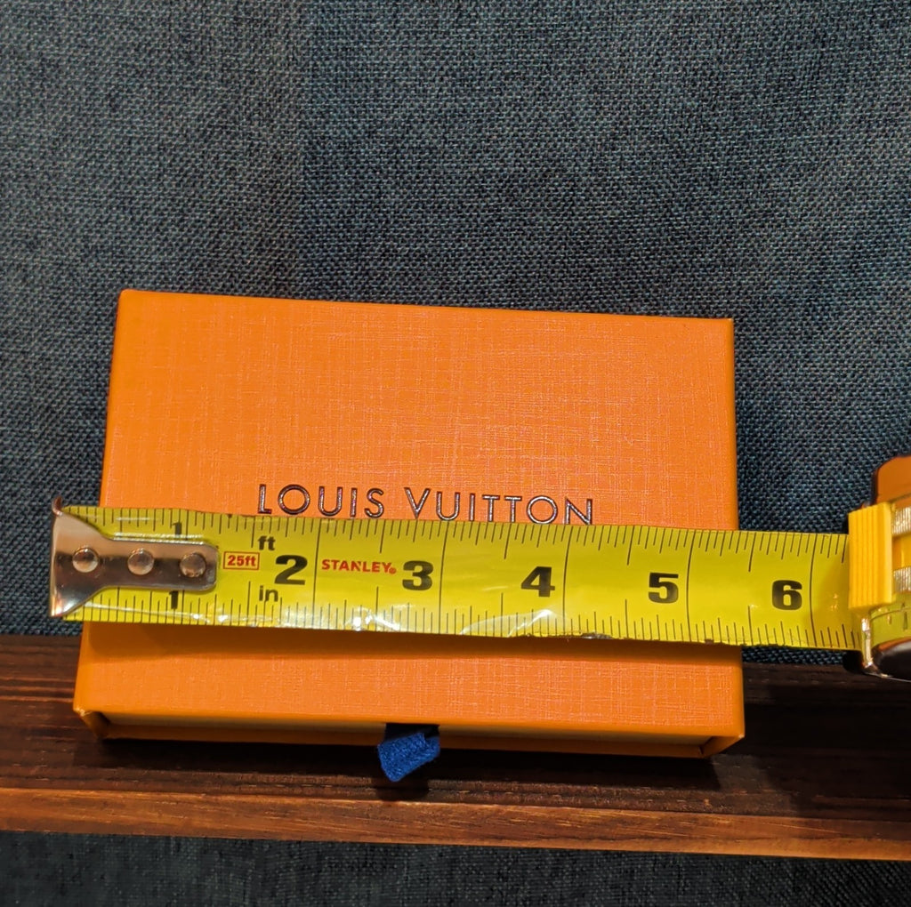 Authentic Louis Vuitton Empty Yellow Drawer Gift Box 5.5x4" Wallet Case