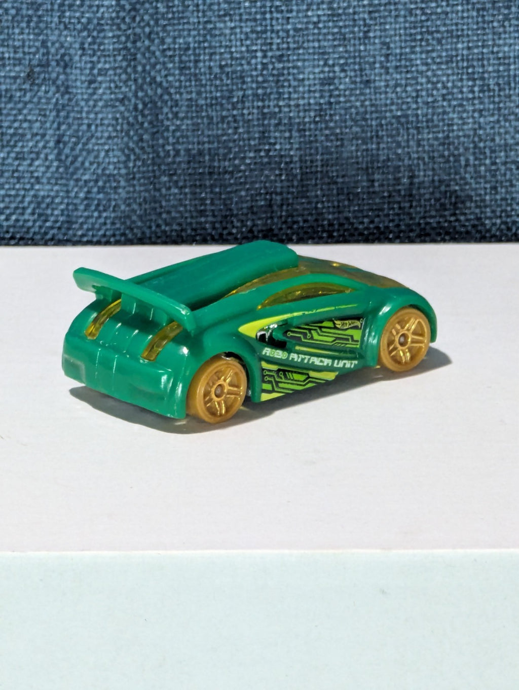 Hot Wheels Technetium Green Diecast Car | Nitrobot Attack Set Exclusive | Track