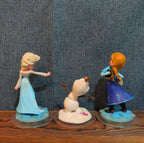 Disney Infinity Frozen 3 Figure Lot Elsa Anna Olaf PVC Loose