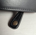 Coach Bedford Bifold Black Leather Wallet Y2K Vintage