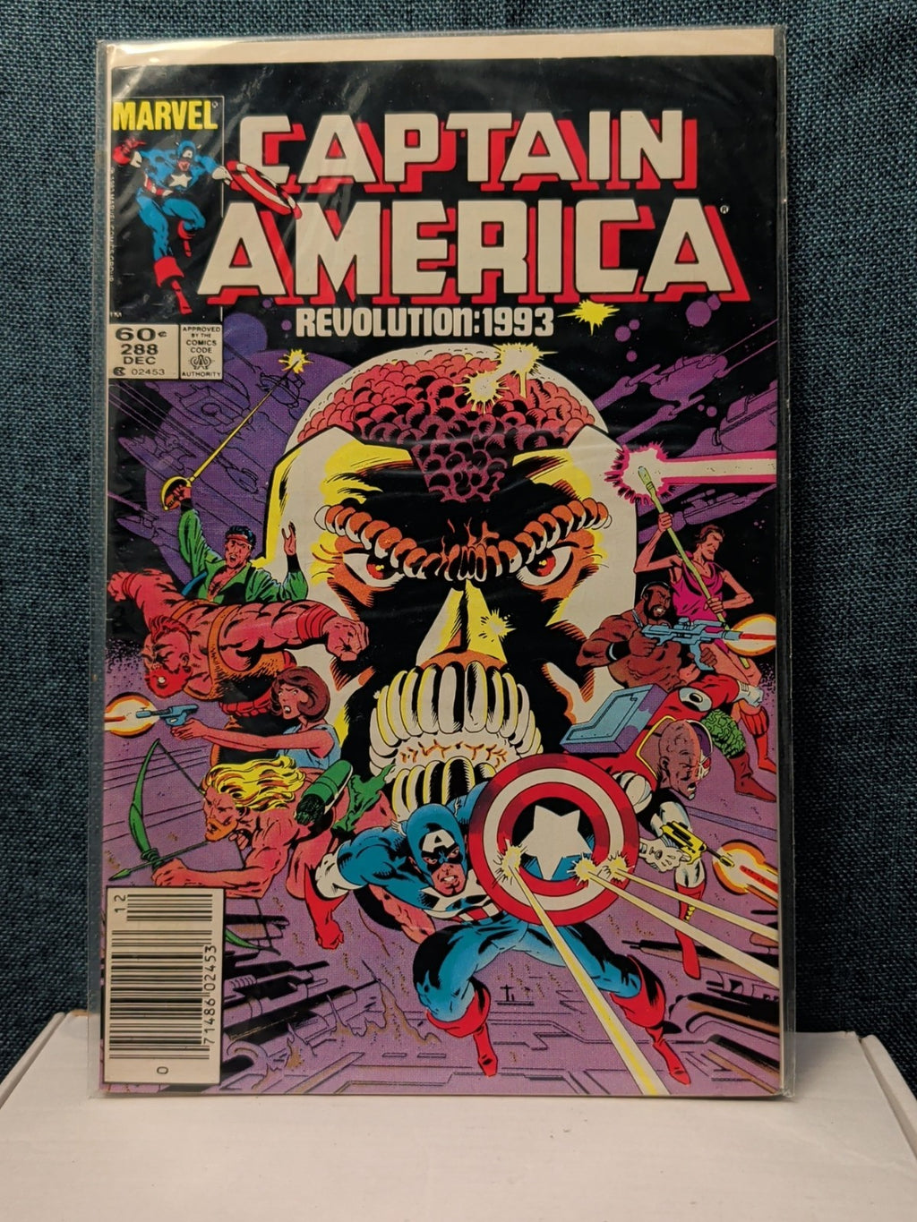 Captain America #288 1983 Newsstand Good Condition Revolution 1993 Modok