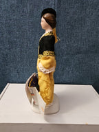 Vintage Evelt Themis Porcelain Doll | Handmade in Greece | Traditional Costume |