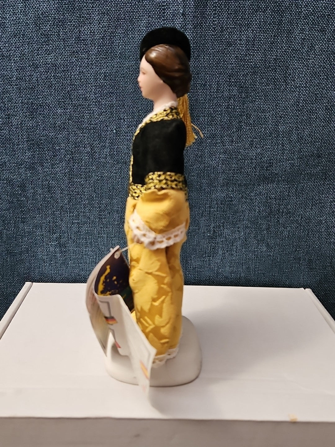 Vintage Evelt Themis Porcelain Doll | Handmade in Greece | Traditional Costume |