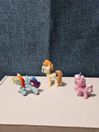 My Little Pony Read & Play Bundle | 3 Mini Figures & Board Book | Rainbow Dash