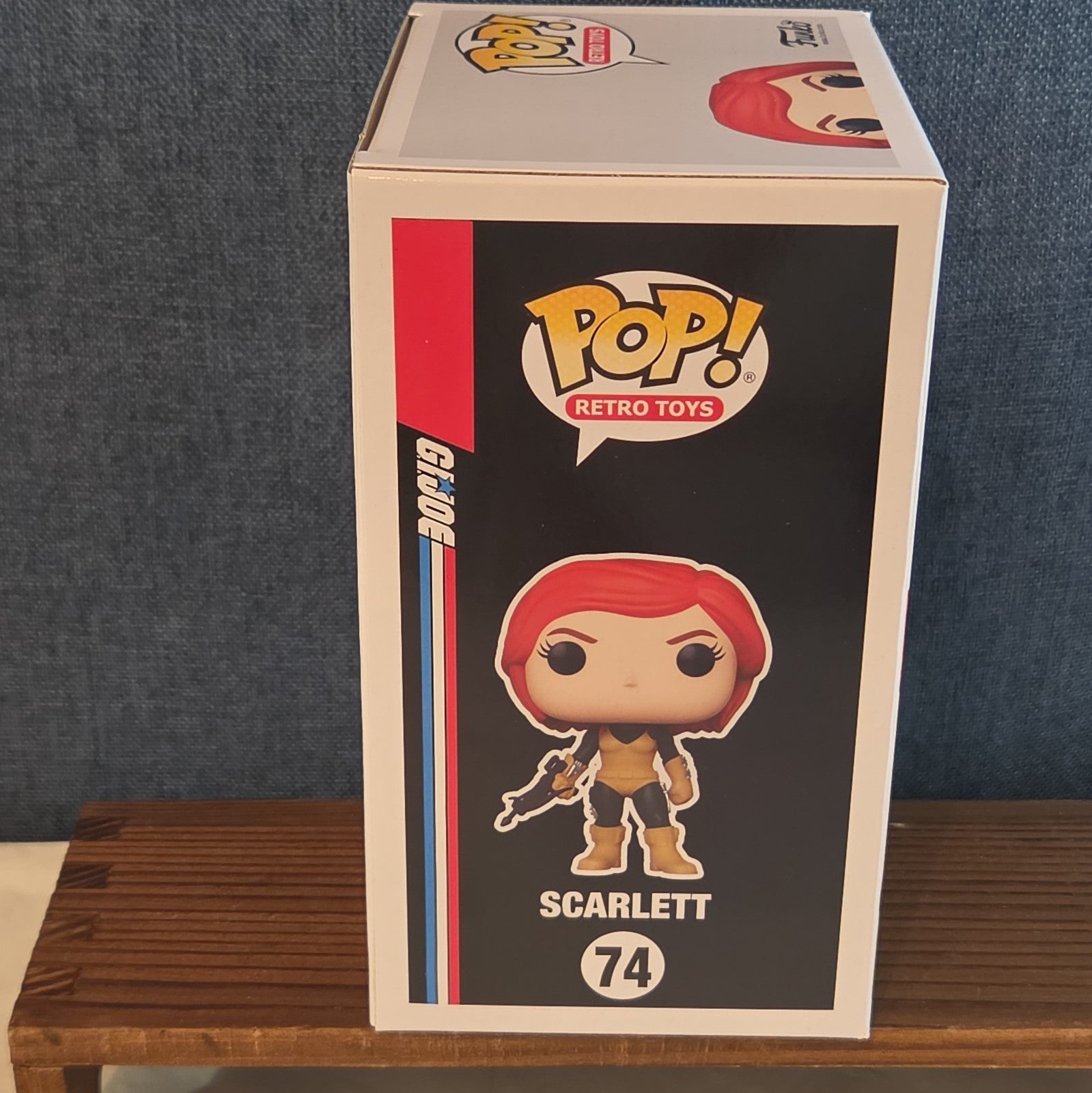 Funko Pop Retro Toys G.I. Joe Scarlett #74 New in Box with Protector