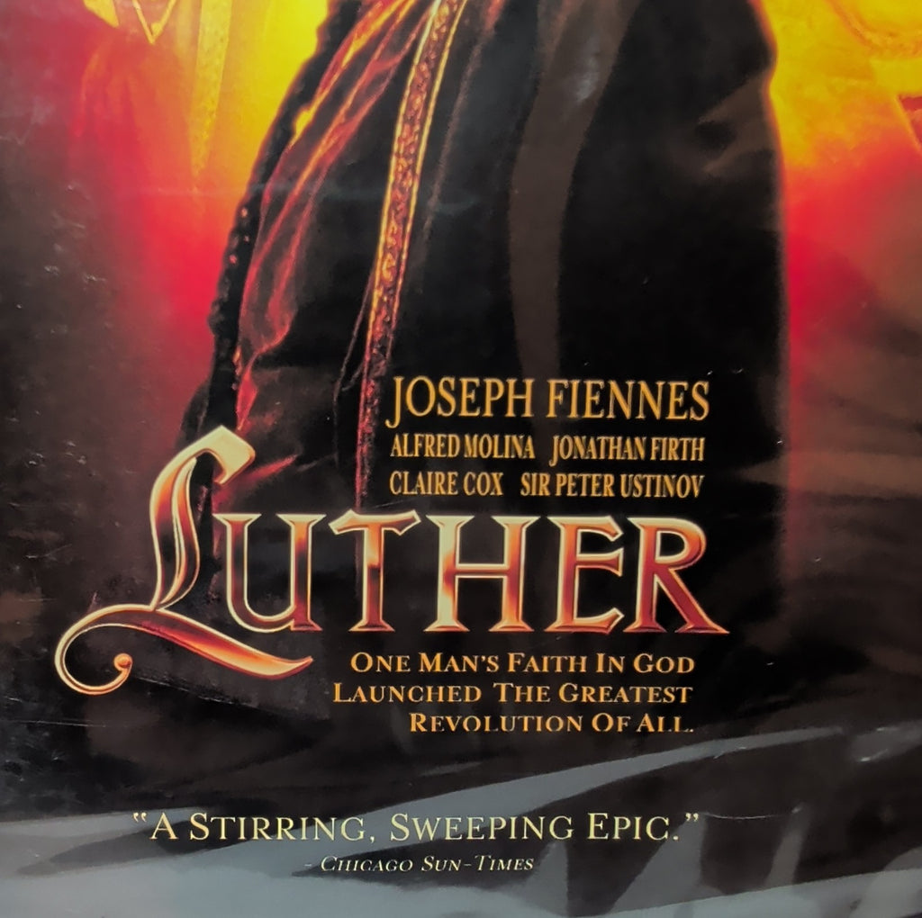 Luther DVD MGM Joseph Fiennes Christian History 2003 New Sealed 828706545461