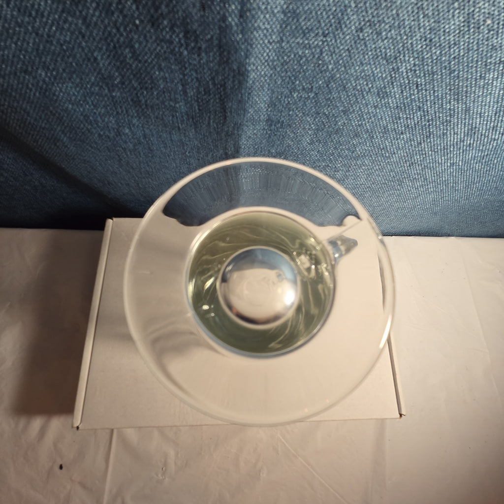 Clear Glass Irish Coffee Mug 6" Footed Latte Hot Toddy Cafe Cup Replacement