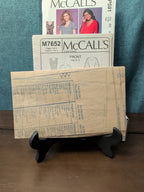 UNCUT McCall's M7652 (MP591) Pattern | Slimming Color Block Knit Dress Size 8-16