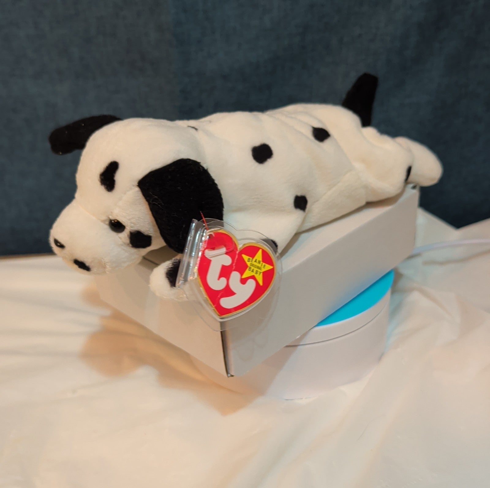 Ty Beanie Baby Dotty the Dalmatian Dog 1996 PVC Pellets Mint with Tags MWMT