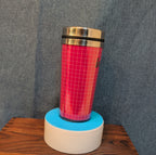 Teacher Appreciation Travel Tumbler 20oz Pink Hot Cold Cup with Lid
