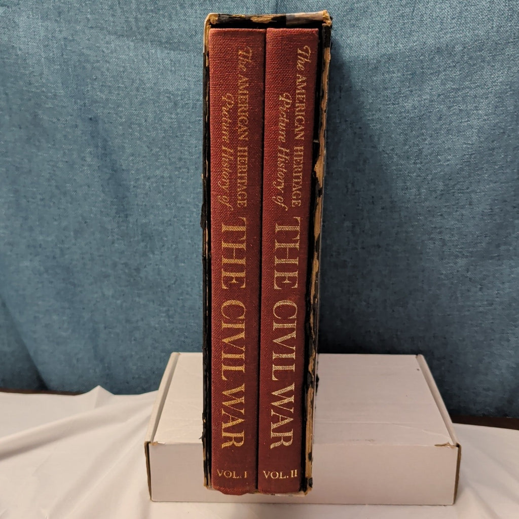 1960 American Heritage Picture History of The Civil War 2-Vol Set Bruce Catton