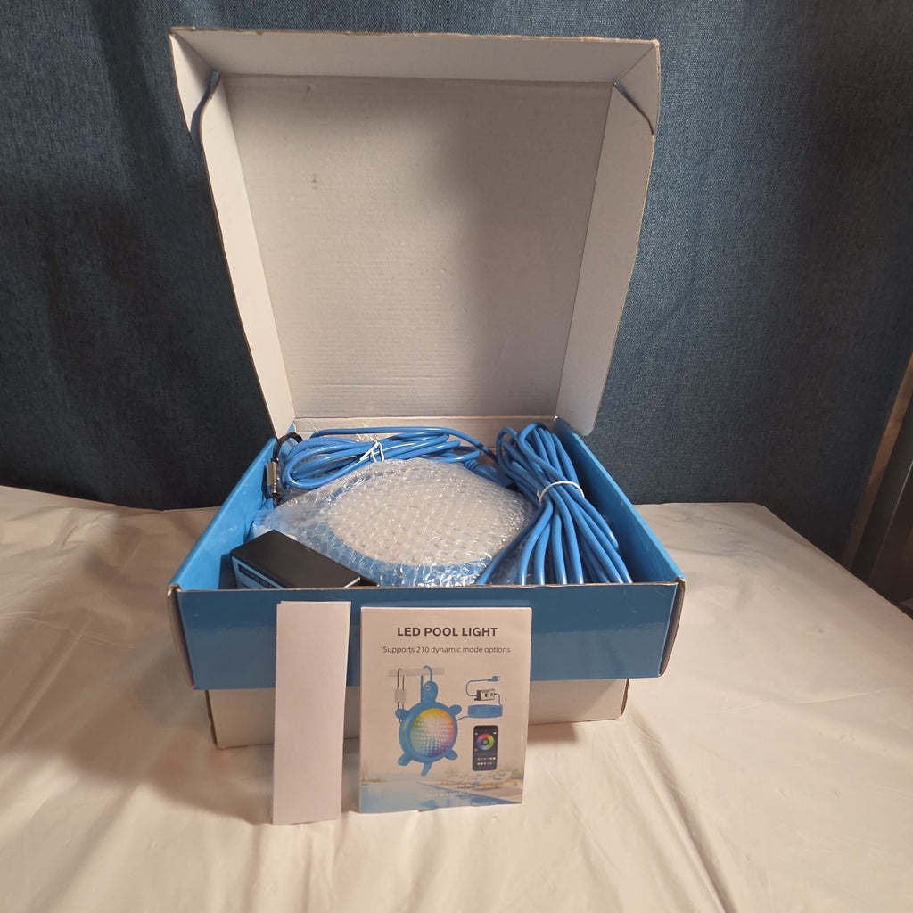 Priorare Turtle LED Pool Light Above Ground Smart App Control Open Box 22W 5V
