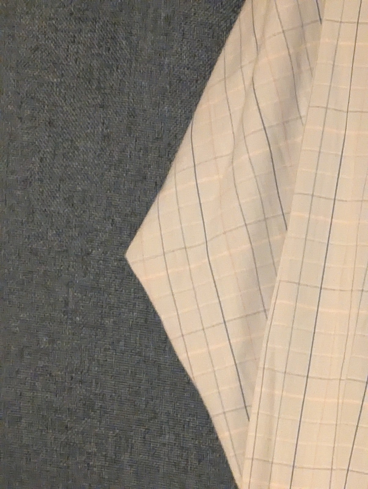 Van Heusen Wrinkle Free Broadcloth Dress Shirt Men's 16 (34/35) Light Blue Plaid