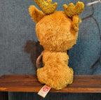 Ty Beanie Boos Glitzy Reindeer 6" Plush Gold Glitter Holiday