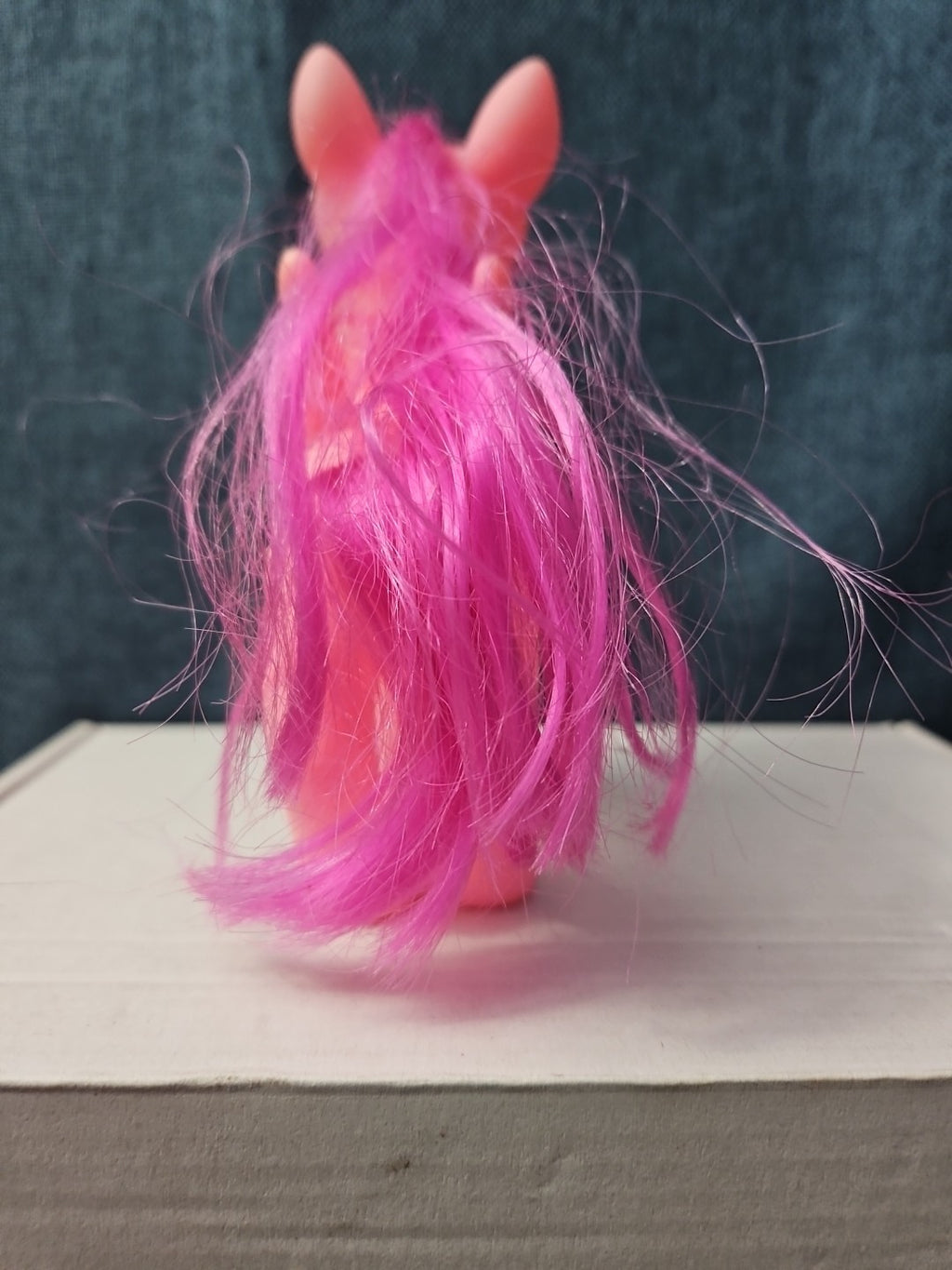 Pink Pegasus Pony Toy | 4.5"  MLP Style "Fakie" Figure | Magenta Hair