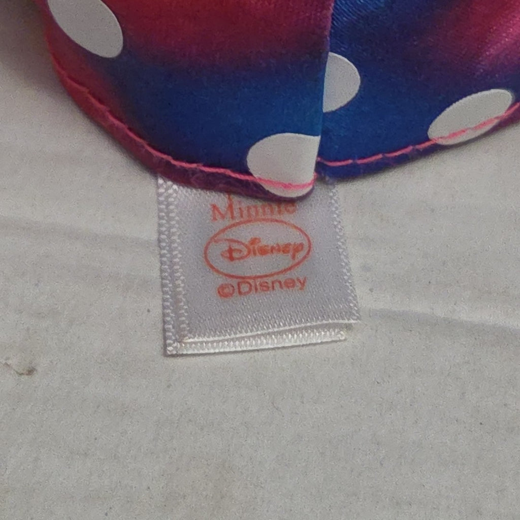 Ty Disney Beanie Baby Minnie Mouse Sparkle Rainbow Dress Metallic Pink Shoes