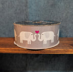 Ribbon Boutique Elephant Heart Grosgrain 1.5 in x 3 yd elephant