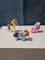 My Little Pony Read & Play Bundle | 3 Mini Figures & Board Book | Rainbow Dash