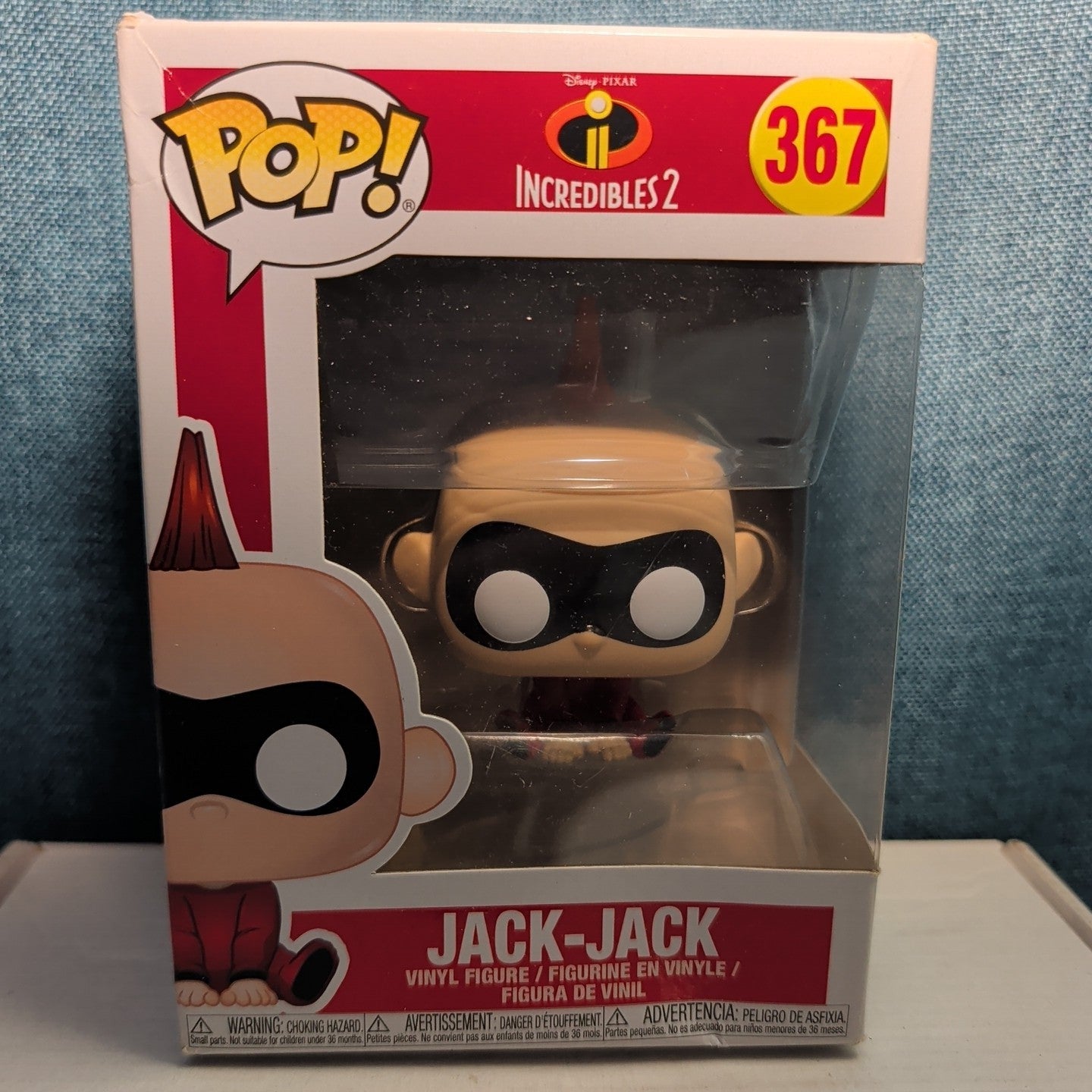 Funko Pop Jack-Jack Incredibles 2 #367 Disney Pixar Figure in Box With Protector
