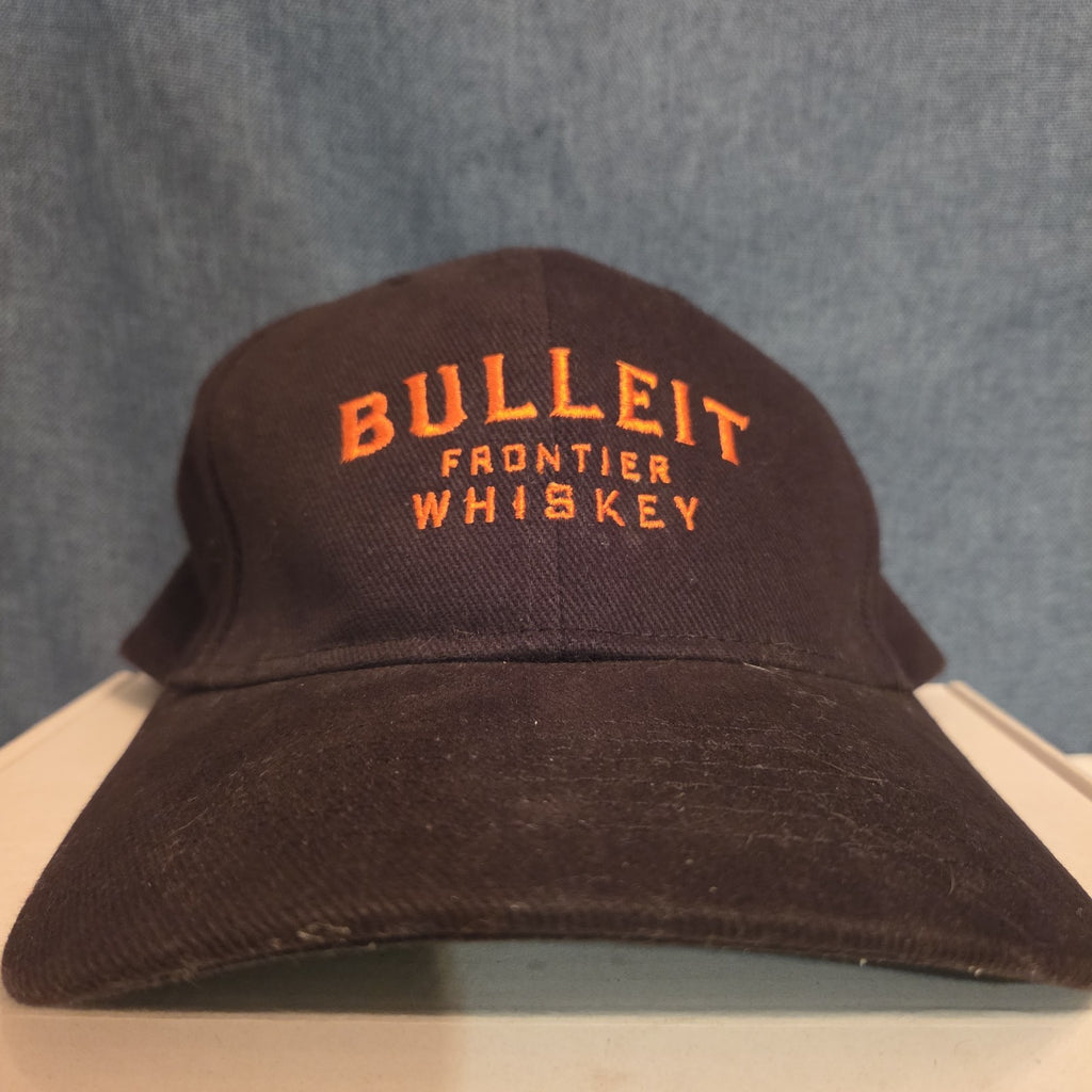 Bulleit Frontier Whiskey Hat Cap Sportsman Charcoal Black Strapback