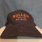 Bulleit Frontier Whiskey Hat Cap Sportsman Charcoal Black Strapback