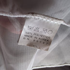 White Chiffon Evening Shawl Wrap Capelet Bridal Pre-Owned 67x21