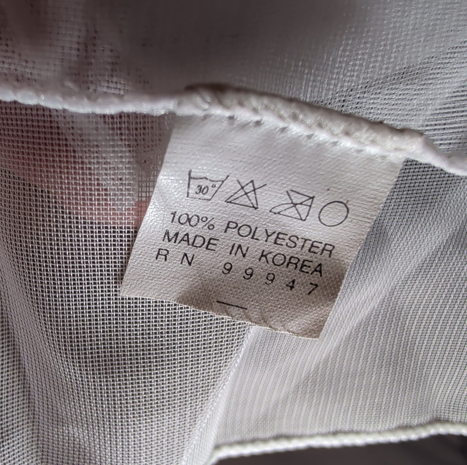 White Chiffon Evening Shawl Wrap Capelet Bridal Pre-Owned 67x21
