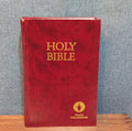 Holy Bible Placed By The Gideons Red Hardcover Book Classic