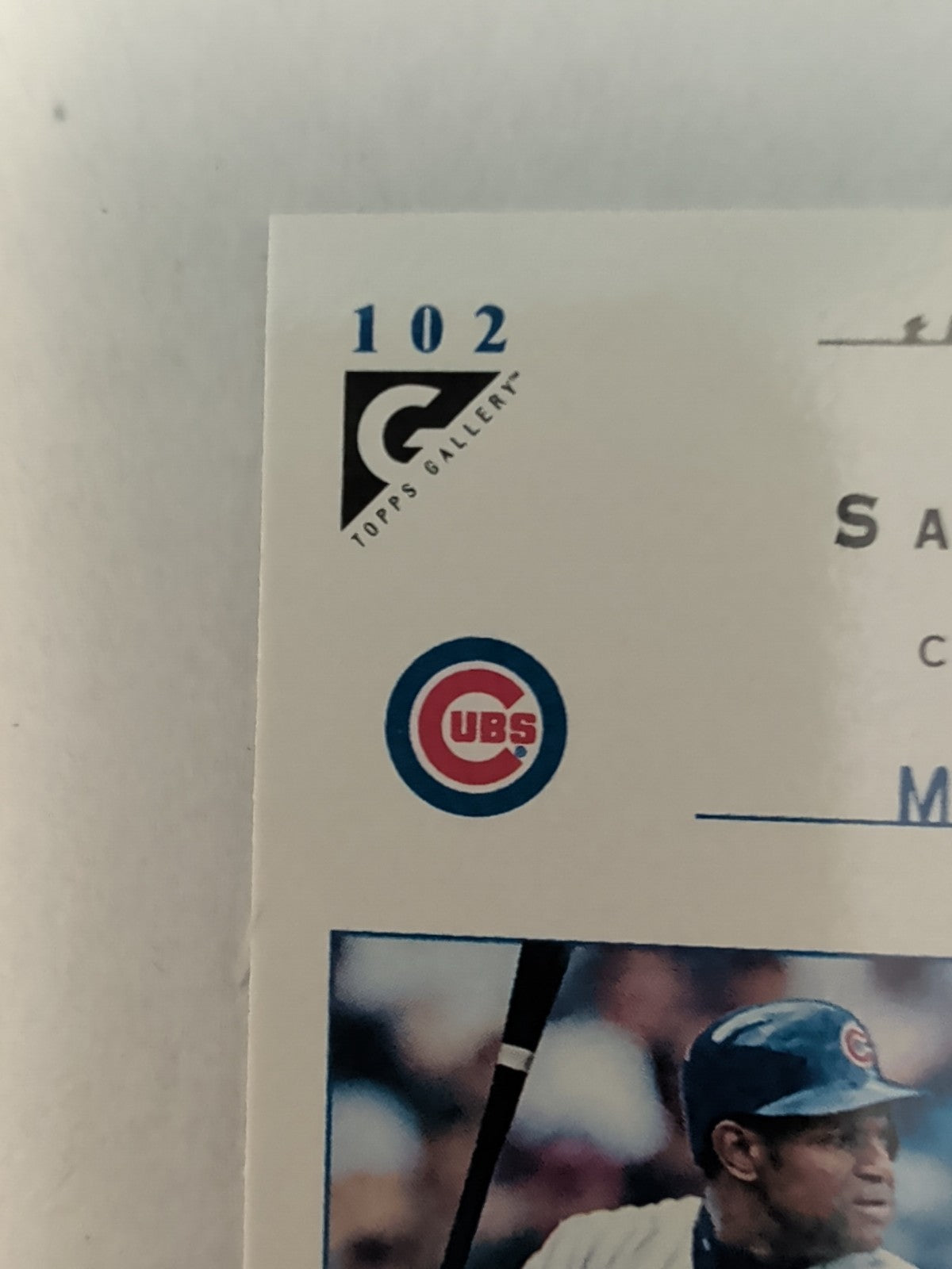 2000 Topps Gallery Sammy Sosa #102 Masters of the Game Chicago Cubs