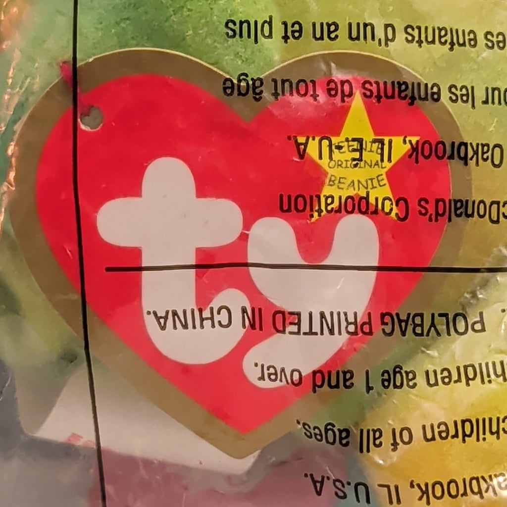 Ty Teenie Beanie Baby Coral the Fish #14 McDonald’s 2000 New In Package Tropical