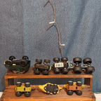 Lot Of 7 Dinosaur Monster Trucks, Vehicles Plastic