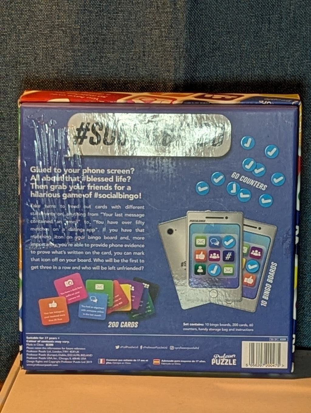 #SOCIALBINGO | Adult Party Game 17+ | Social Media Phone Game