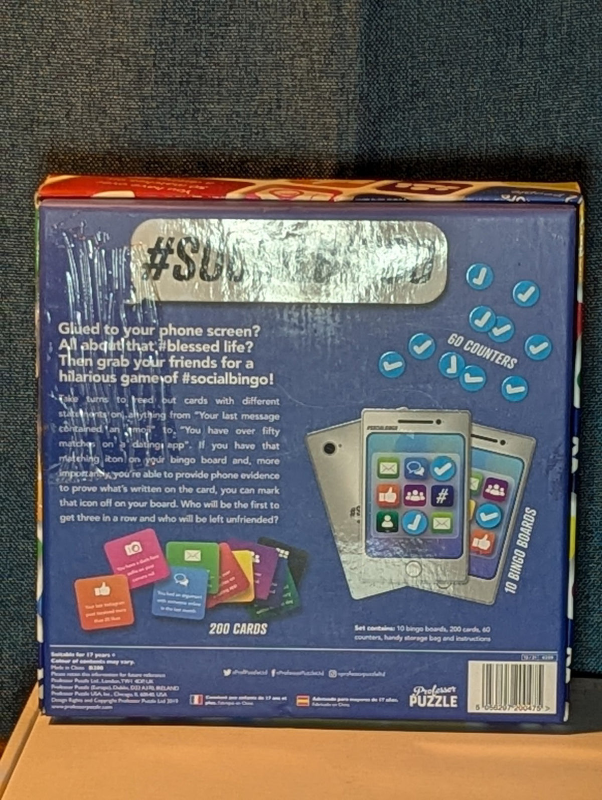 #SOCIALBINGO | Adult Party Game 17+ | Social Media Phone Game