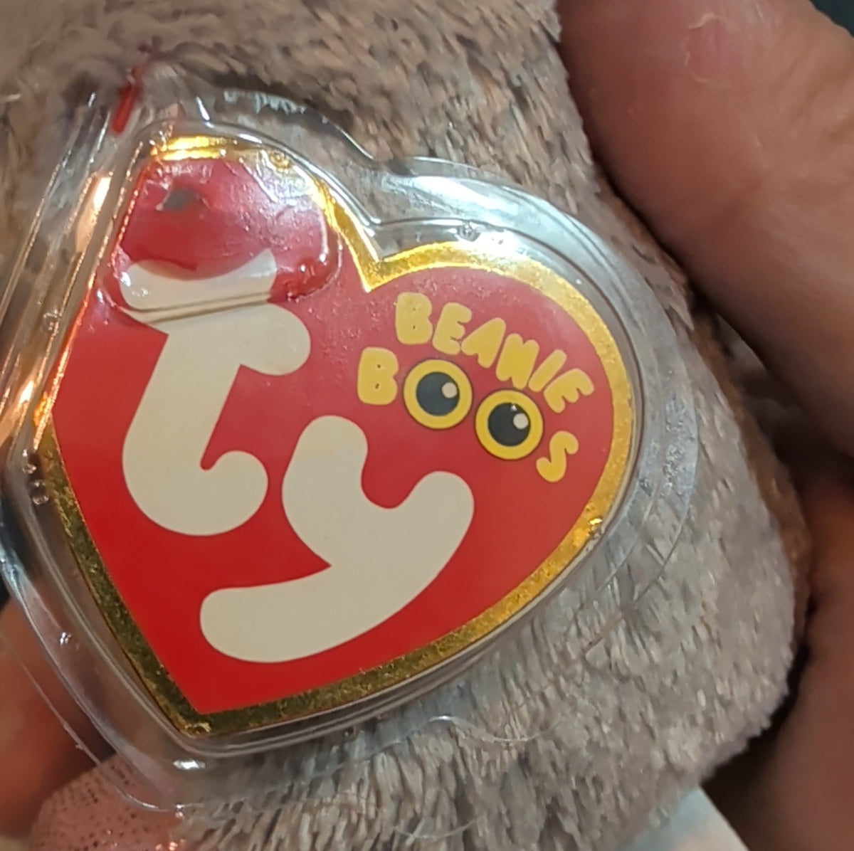 Ty Beanie Boos Squeaker Mouse 6" Plush Sparkle Cheese Kidcore