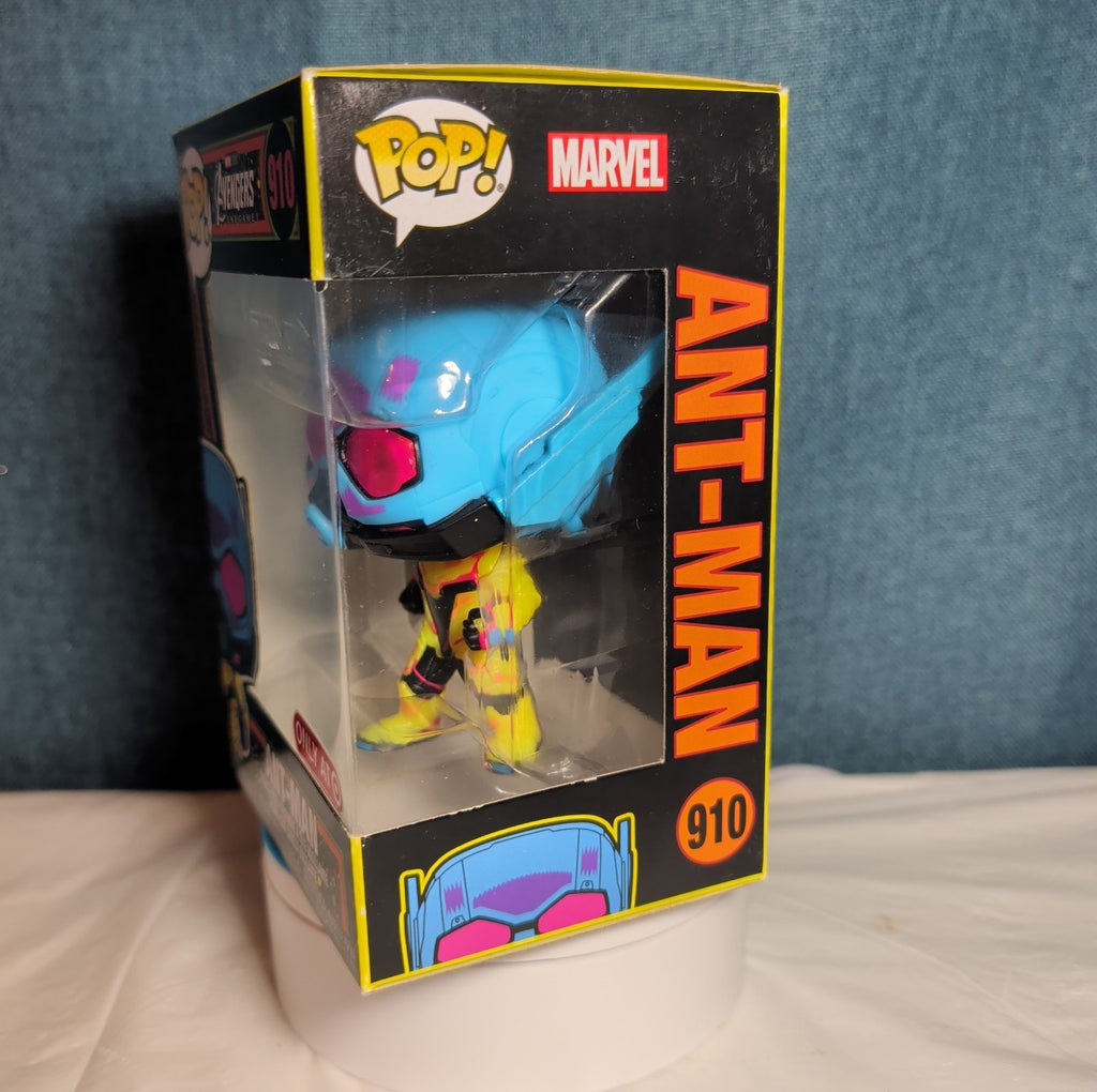 Funko Pop Ant-Man 910 Avengers Endgame Blacklight Target Exclusive PreOwned