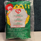 Ty Teenie Beanie Baby Spike the Rhinoceros #11 McDonald’s 2000 Sealed New Retire